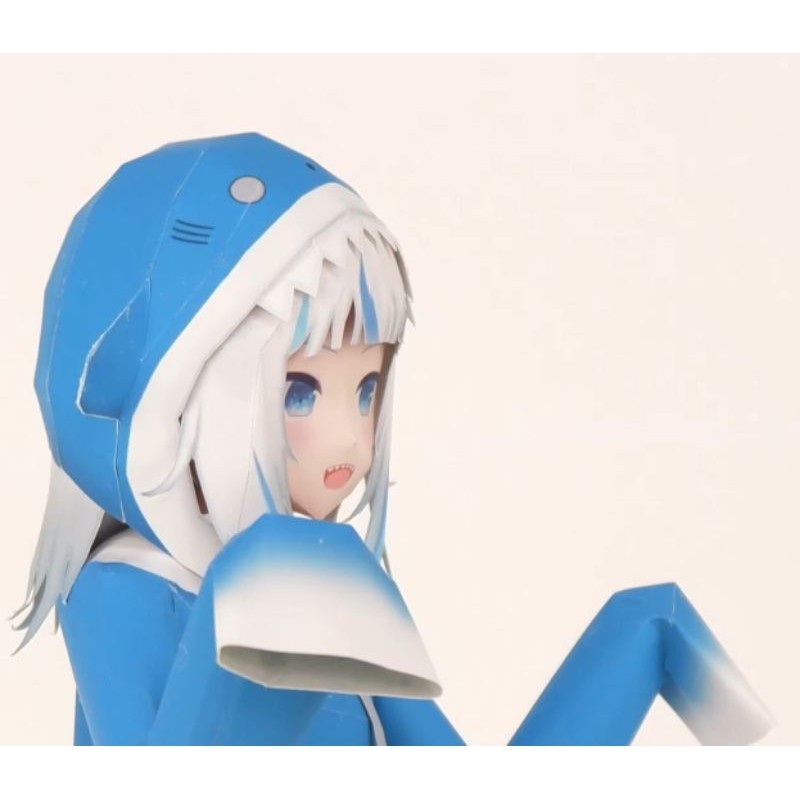 Mô hình giấy anime girl  VTuber Hololive: Gawr Gura