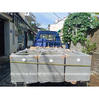 Chậu xi măng đá mài 80x40x40cm - giá chưa gồm phí vận chuyển