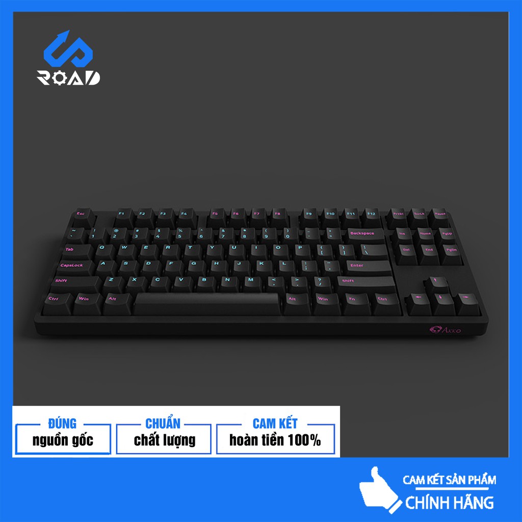 Bàn phím cơ AKKO 3087 MidNight Akko switch (Blue/Orange/Pink)