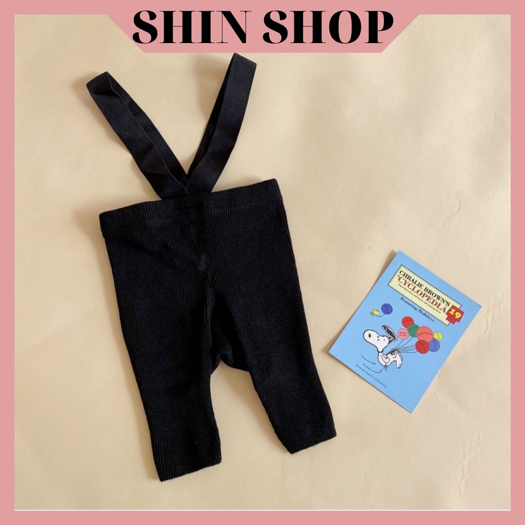 Quần tất yếm đùi SHIN SHOP chất len phiên bản xuân thu phong cách hàn quốc cho bé - QA44