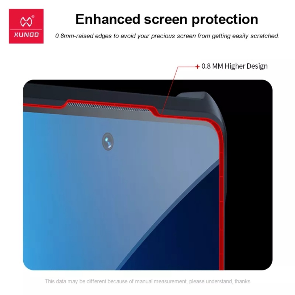 Ốp lưng Xiaomi 12 Pro hiệu Xundd lưng trong viền màu chống sốc thời trang thể thao cao cấp