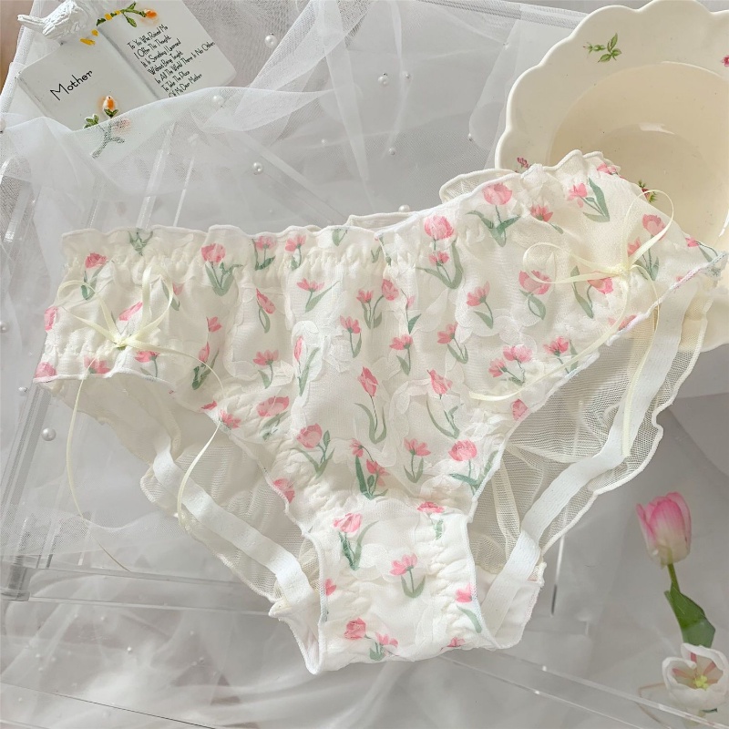 Quần Lót In Hoa Ngọt Ngào Dành Cho Nữ