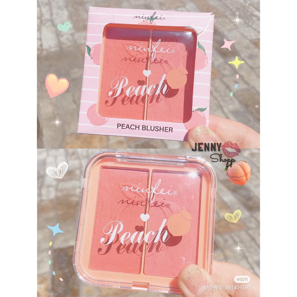 Phấn Má Hồng Ninfei Peach Blusher