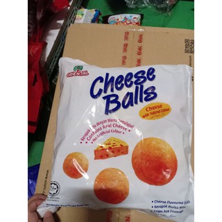 Bánh snack phô mai tròn -cheese balls 112g(4g*8 gói)