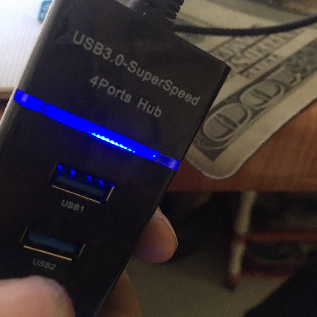 Bộ Chia Usb 4 Cổng hud Usb 3.0 Tốc Độ Cao