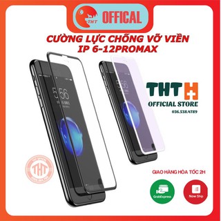 KÍNH CƯỜNG LỰC FULL MÀN VIỀN CHỈ MỀM 18D CHỐNG NỨT VỠ MÉP CHO IPHONE 6-11PROMAX
