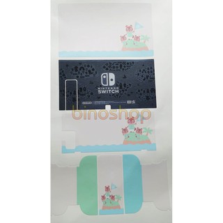 Skin dán máy Nintendo Switch chủ đề Aninal Crossing