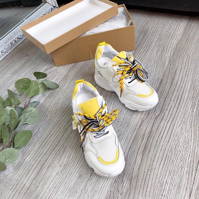 [Mã FAGREEN245 giảm 10% tối đa 30k đơn từ 99k] Giày thể thao 3 màu phối dây | BigBuy360 - bigbuy360.vn