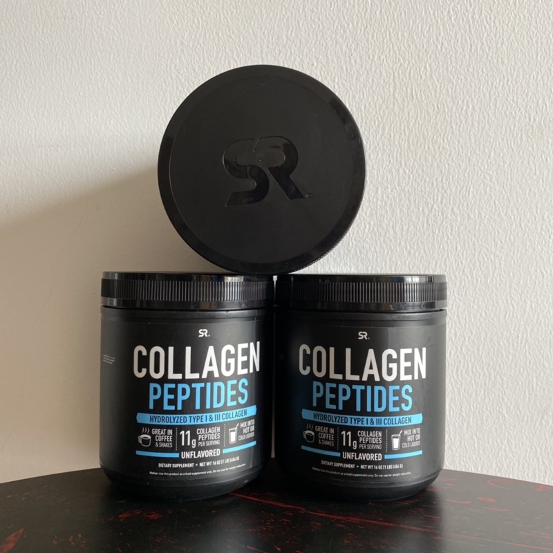 Bột collagen thuỷ phân cao cấp SR collagen peptides hydrolyzed new look order US bill air mẫu mới