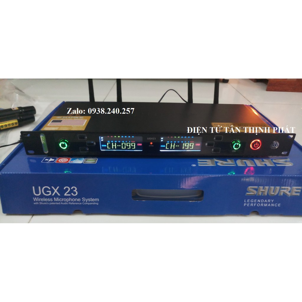 Micro không dây shure ugx23 hàng cao cấp loại 1 - micro không dây - micro karaoke