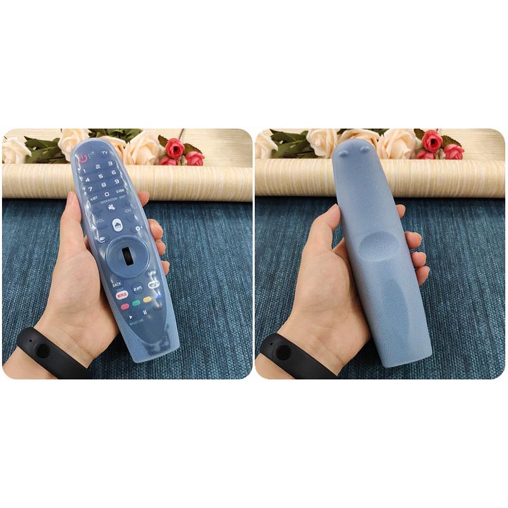 Vỏ Bọc remote TV LG AN-MR600/650 Bằng Silicon Dày Trong Suốt Chống Rơi HD