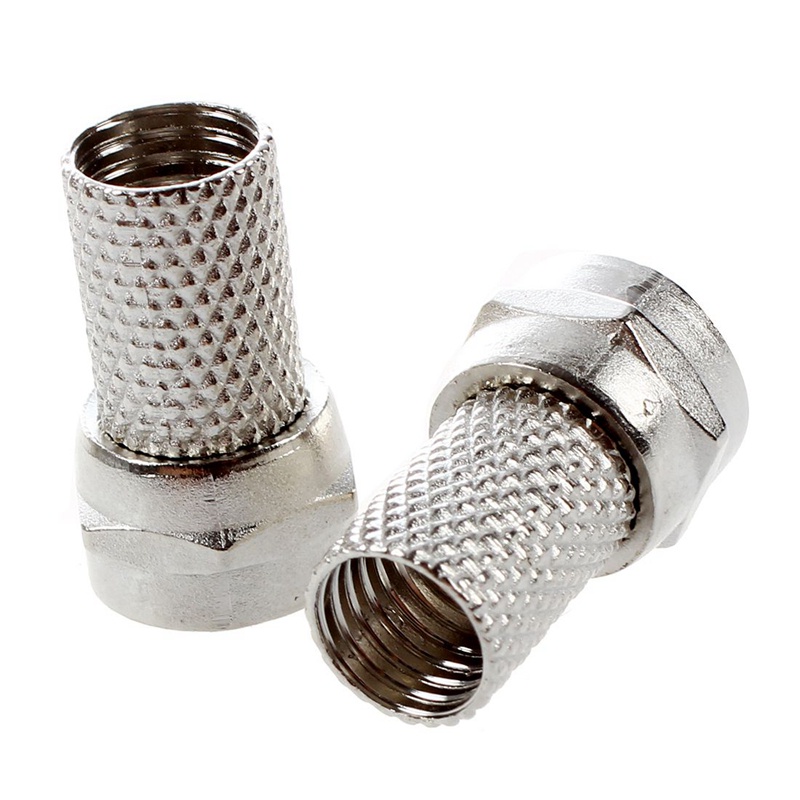 Set 10 Đầu Nối RG6 RG-6 F TV + 2 Đầu Nối Type N