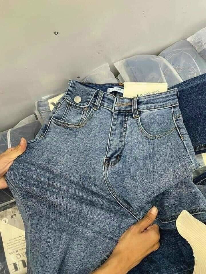Quần Jean Nữ FREESHIP Quần Bò Dáng Ôm Nắp Túi Quần Jeans Skinny Cạp Cao Siêu Co Dãn 2 màu Đủ Size hàng cao cấp mã Q2