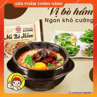 Mì Bò Hầm Ottogi lốc 8 gói . Hot.