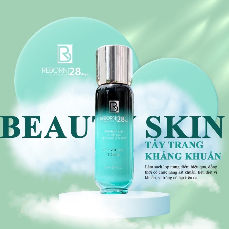 Nước hoa hồng - Toner REBORN 120ml