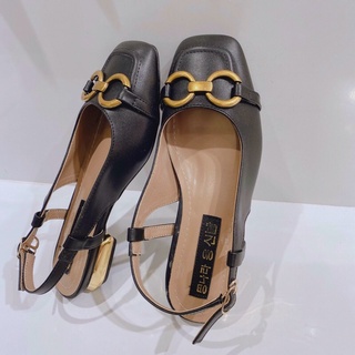 SANDAL 2CM BÍT MŨI GÓT MẠ ĐỒNG