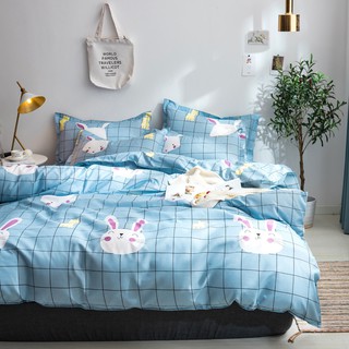 Set poly cotton thỏ xanh