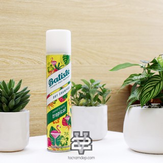 Dầu gội khô Batiste Tropical Dry shampoo  200ml | Hương Dừa nhiệt đới- chính hãng 100% UK