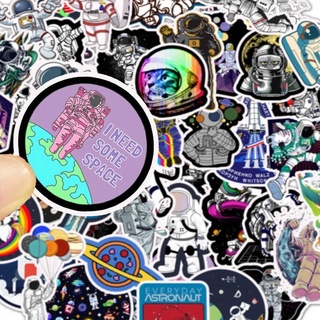 Sticker phi hành gia cute chống thấm nước