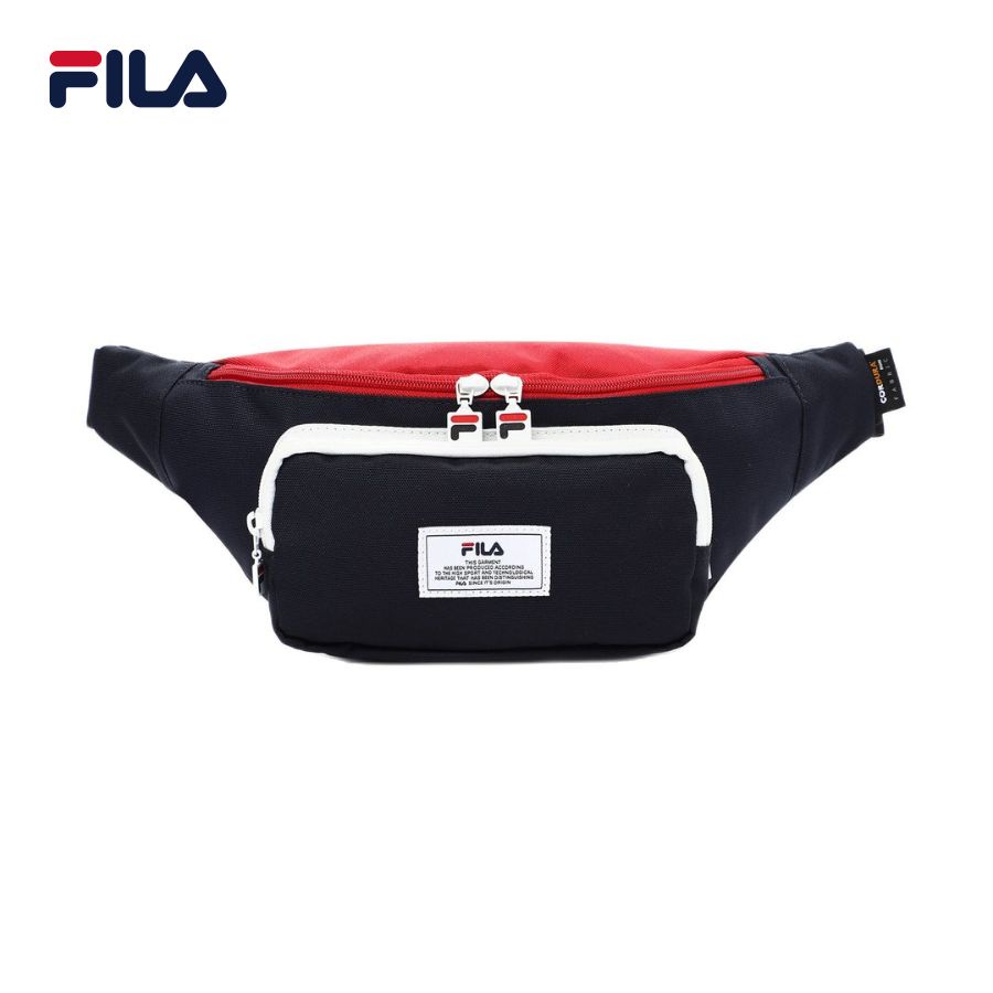 Túi đeo hông unisex Fila Color Blocking - FS3BCD6351X-INA (37x15x4.5cm)