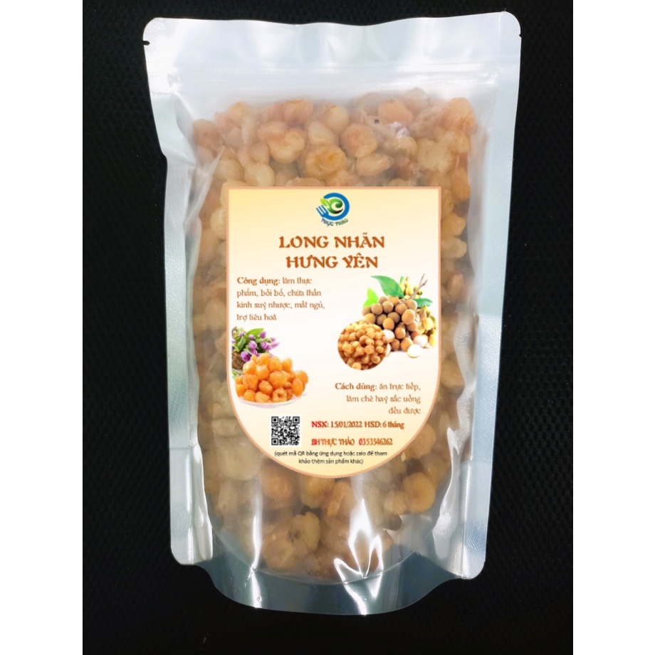 [HÀNG CAO CẤP] Long Nhãn Hưng Yên 500g Sấy Khô Vàng Đẹp Ngọt Dẻo
