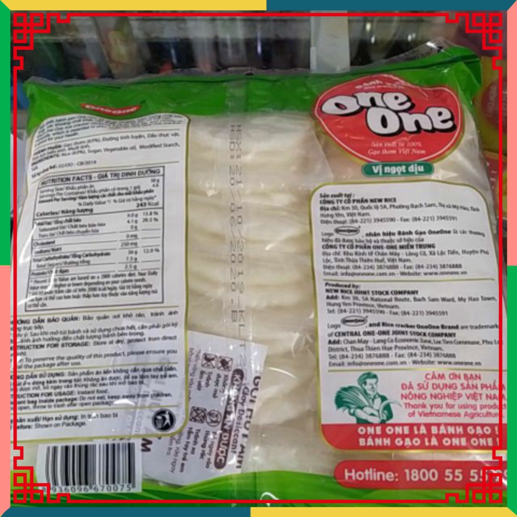 Bánh gạo Ngọt Dịu One One bịch 230g/150g