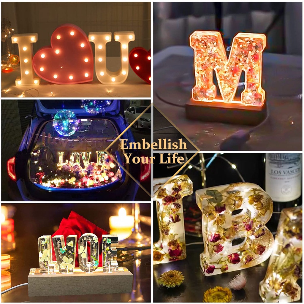 Khuôn silicone 12cm Tạo Hình Chữ Cái diy Trang Trí Nhà / Sự Kiện