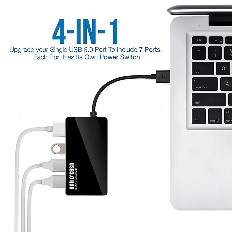 Bộ Chia 4 Cổng Usb 3.0 Tốc Độ Cao