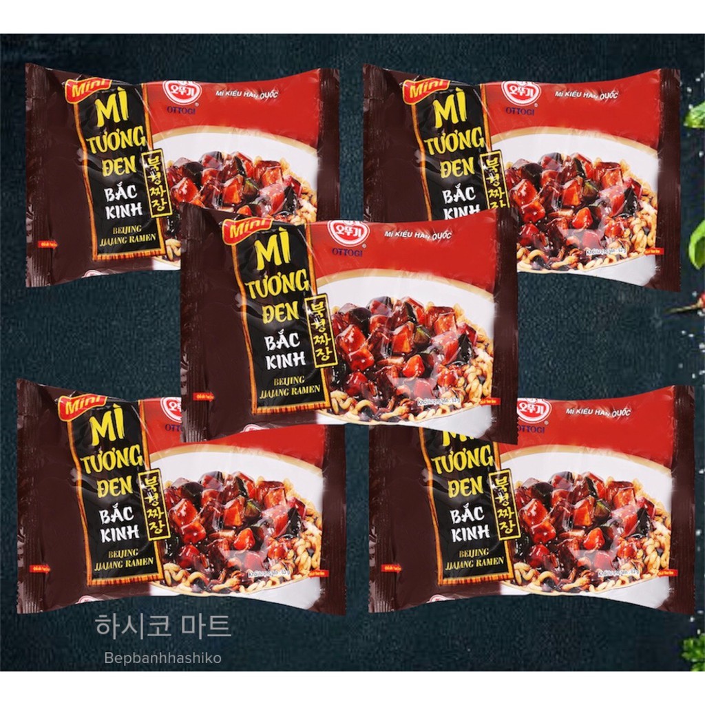 COMBO 5 GÓI MÌ TƯƠNG ĐEN BẮC KINH MINI 80G