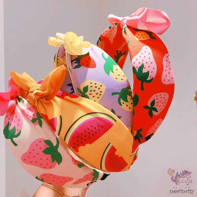 Vòng Cài Tóc Họa Tiết Trái Cây Xinh Xắn Cho Bé Gái