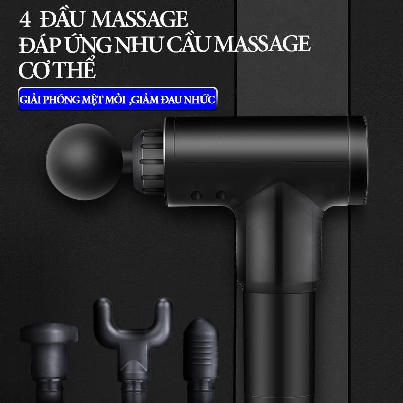 Máy massage cầm tay phục hồi thể lực, hỗ trợ làm giảm đau trực tiếp trên vùng cơ tê mỏi. Máy massage trị liệu.