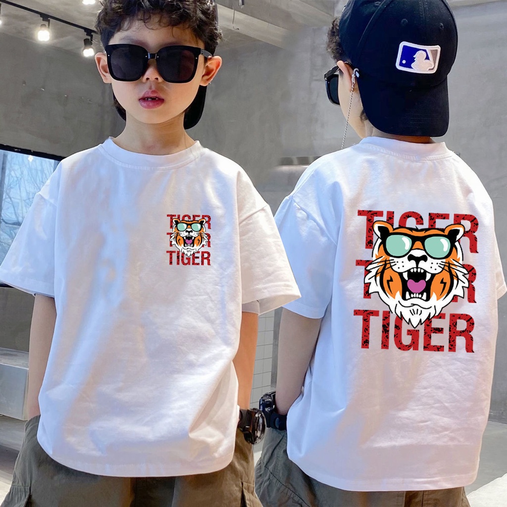 Áo Thun Cotton Tay Ngắn Phong Cách Mới Dành Cho Bé Trai 2022