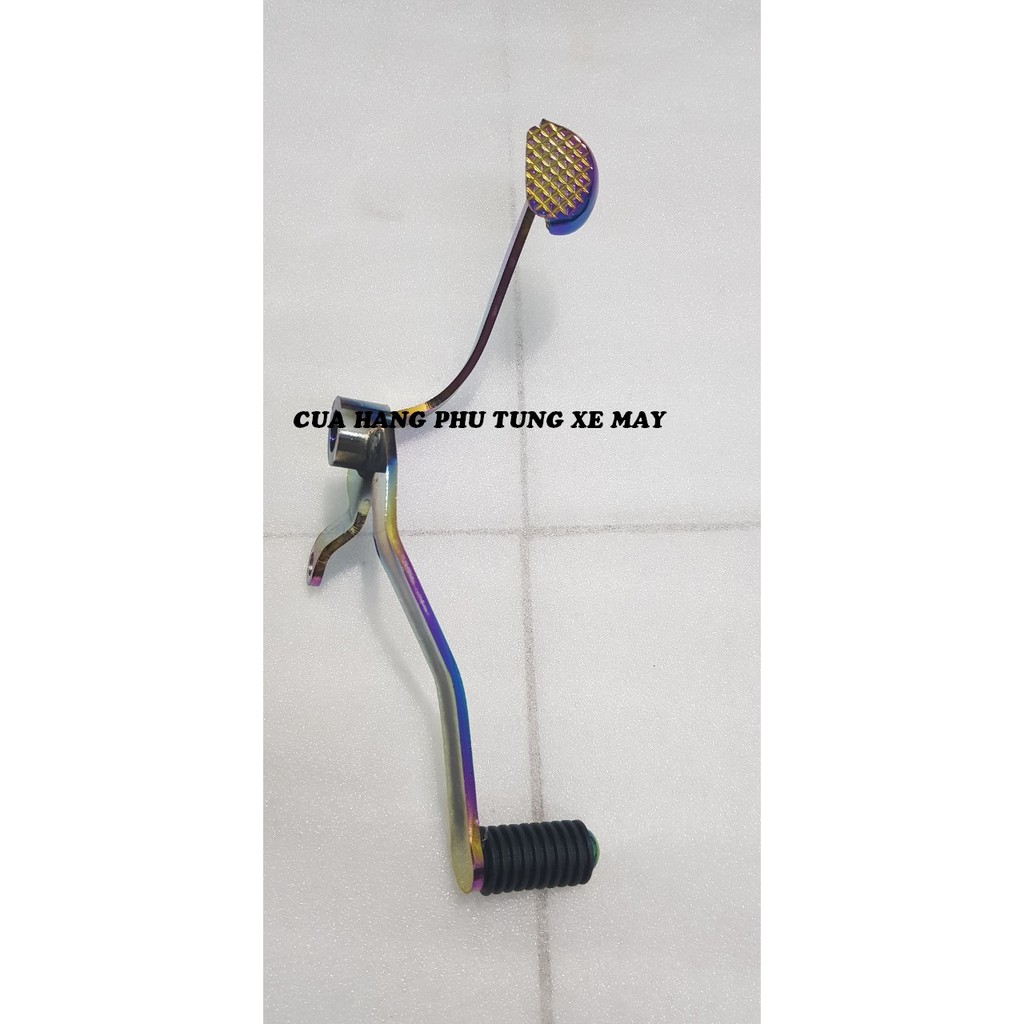 Cần số 2 chiều xe Winner X V2 V3 titan sáng bóng, đẹp mắt