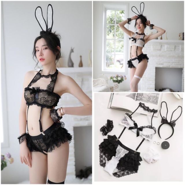 Set Cô Thỏ Sexy Chất Ren Siêu Đẹp. SHIP HỎA TỐC TPHCM. Đồ Ngủ Cosplay Sexy. ThaoBonita T032 | BigBuy360 - bigbuy360.vn
