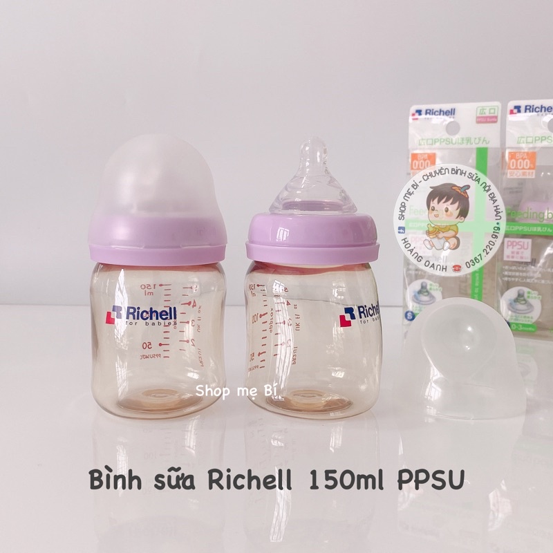 Bình sữa Richell PPSU 150ml - 260ml