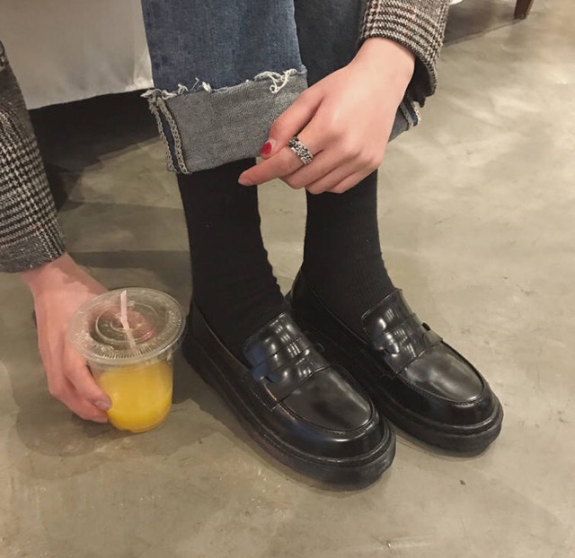 (Order 10-15 ngày) Giày oxford nữ ulzzang(kèm ảnh thật + video shop quay) | BigBuy360 - bigbuy360.vn