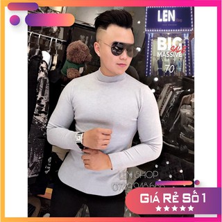 ÁO LEN NAM CỔ LỌ 3 PHÂN LÔNG THỎ _HÀNG VIỆT NAM