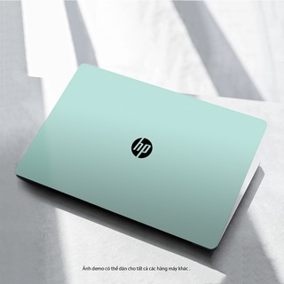 Skin dán laptop màu xanh trơn - miếng dán skin cắt sẵn theo model máy
