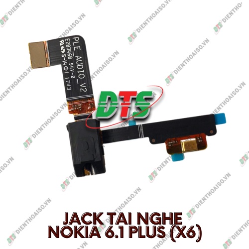 Jack tai nghe nokia x6 , nokia 6.1 plus ( chỗ cắm tai nghe nokia )