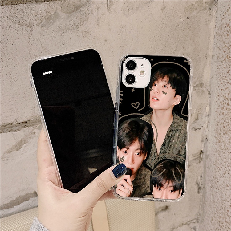 Ốp iphone Jungkook chibi cho iPhone 13ProMax 11 X XsMax Xr 7 8Plus  BLUJJK0030