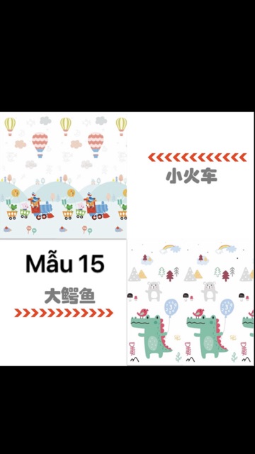 Thảm xốp XPE gấp gọn ( hàng xuất Hàn xịn)