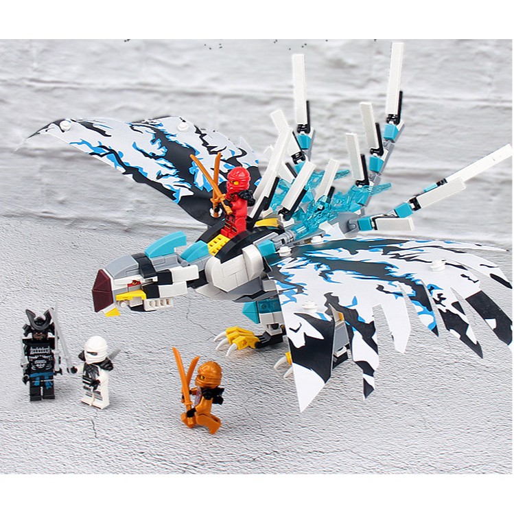 Lego Xếp Hình Chiến Binh Chim Ưng Trắng Anh Dũng. Lego Đồ Chơi Lắp Ráp Trí Tuệ