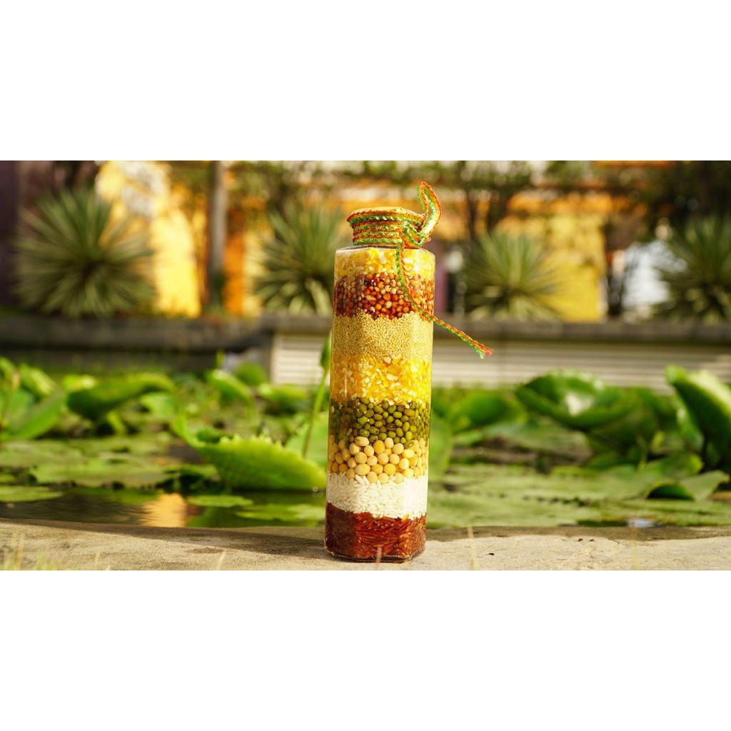 Ngũ cốc phong thủy chai lục giác LỘC PHÁT | BigBuy360 - bigbuy360.vn