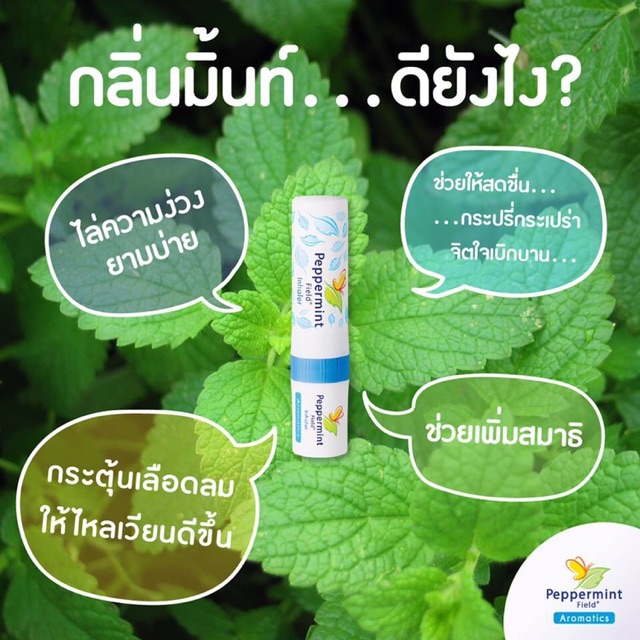 Ống Hít Thông Mũi PEPPERMINT FIELD Inhaler Aromatics 2cc - Thái Lan