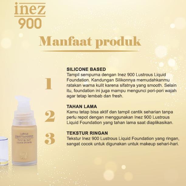 Kem nền dạng lỏng Inez 900 Lustrous | BigBuy360 - bigbuy360.vn