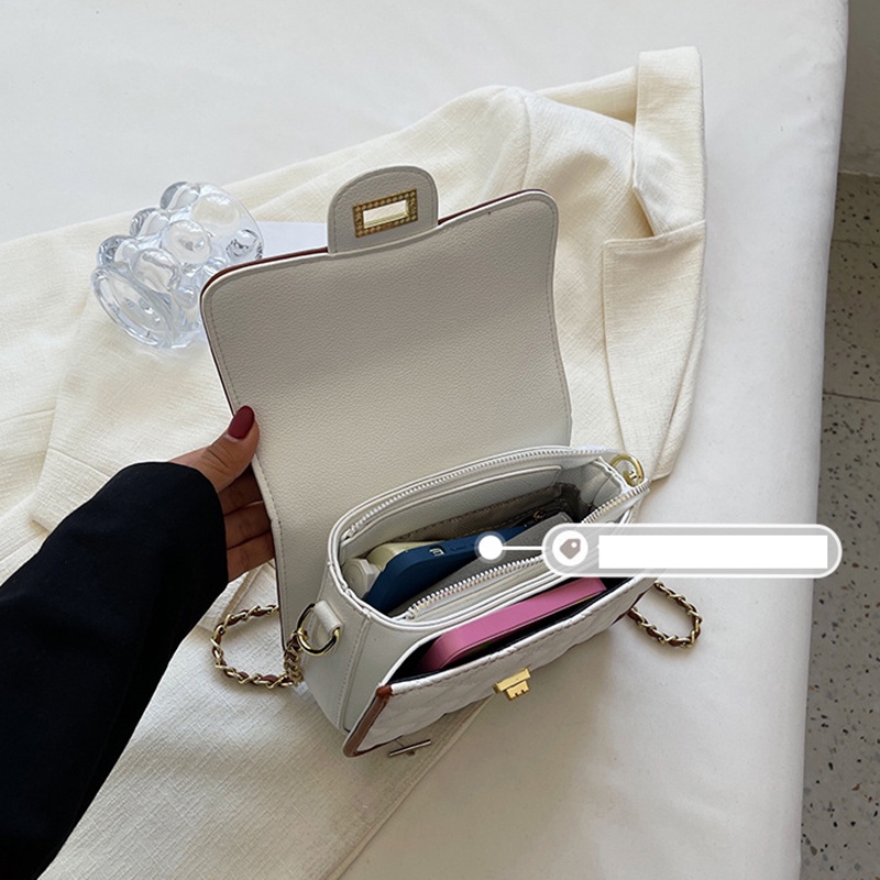 Túi Đeo Chéo Hình Vuông Cỡ Nhỏ Đính Hạt Thời Trang Cho Nữ