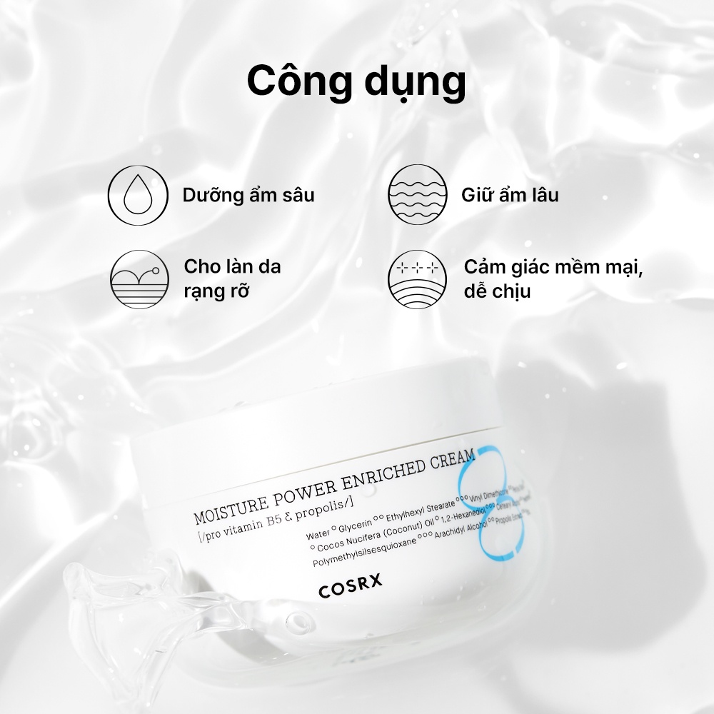 Kem dưỡng ẩm và giàu tinh chất COSRX 50ml