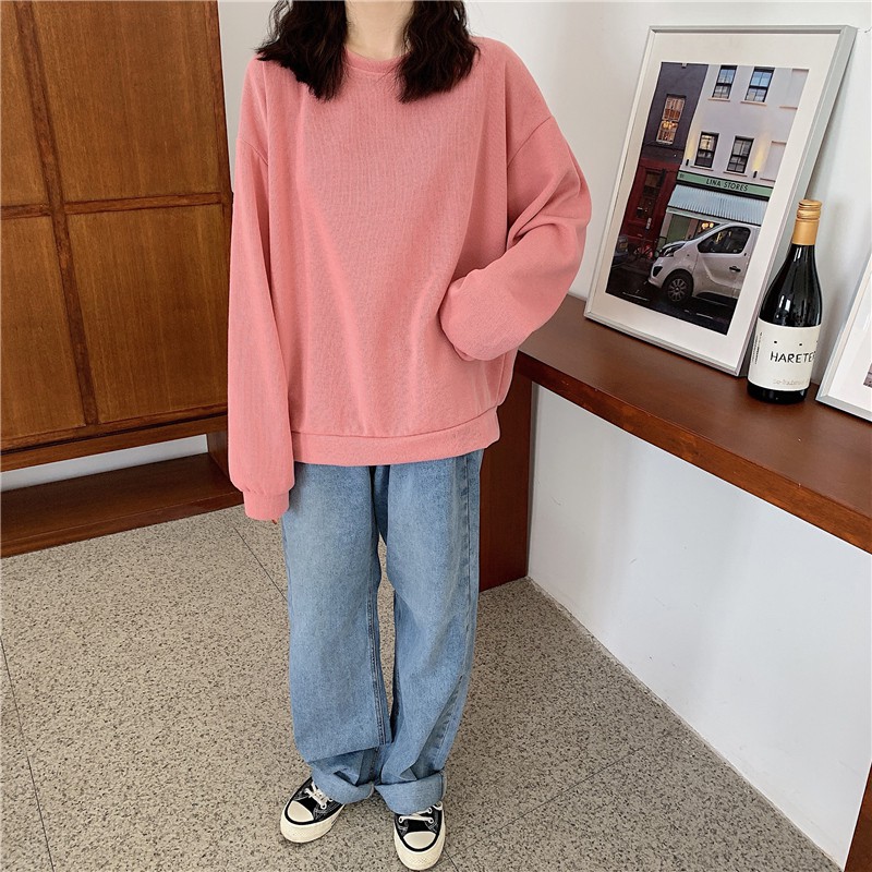 Áo thun unisex màu trơn thời trang