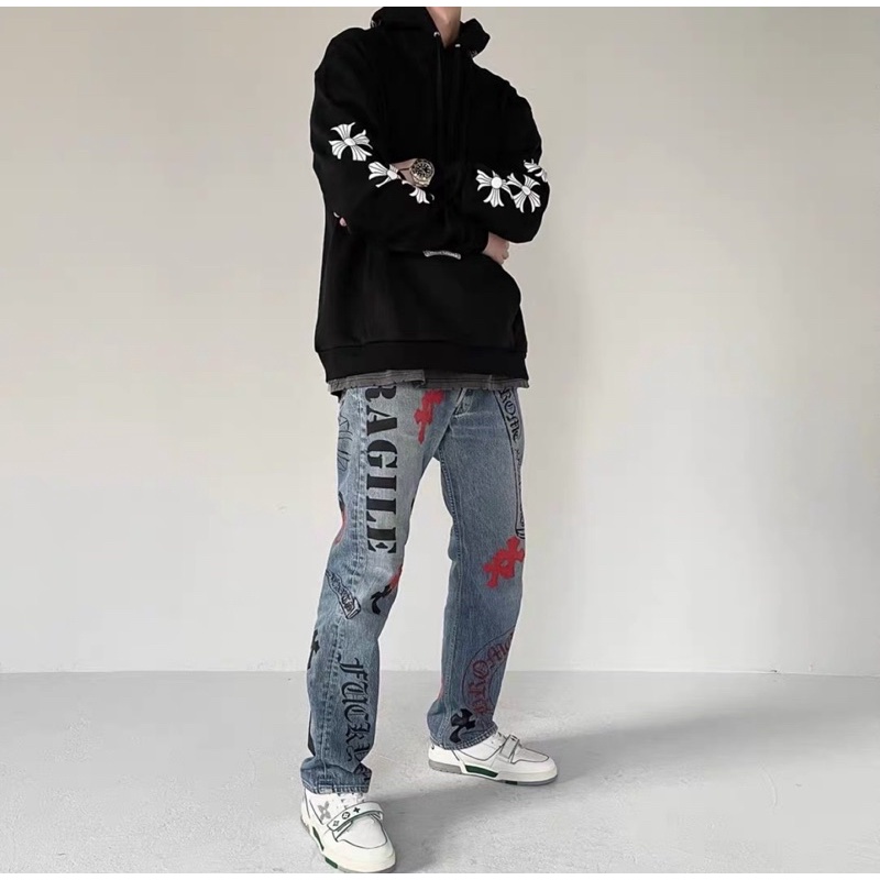 Áo hoodies Chrome hearts x Drake 1:1