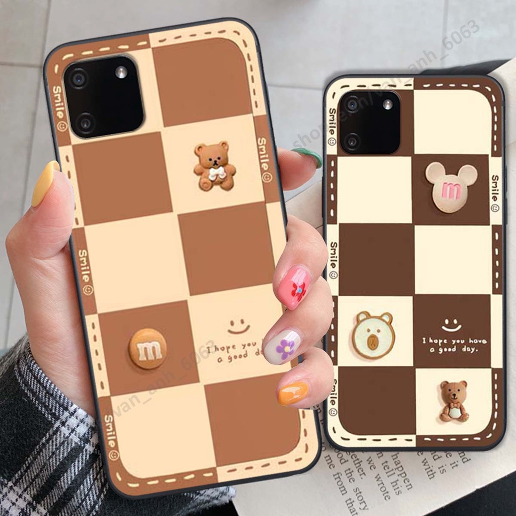 Ốp lưng Realme C11 hình gấu, kẹo dễ thương cute